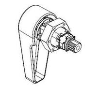 TOTO TTHU77301A Drake 1G - Palanca de viaje para inodoro con acoplamiento cerrado, algodón 1.0 y 0.8 GPF