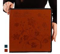 Totocan Álbum de fotos para personalizar Álbum de fotos autoadhesivo para pegar, grande, Álbum de fotos con cubierta de cuero de inspiración vintage, Libro de fotos para fotos de varios tamaños