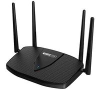 Totolink X5000R Router WiFi 6 WLAN AX1800 Dual Band 2.4 GHz y 5 GHz (WPA3, MU-MIMO, OPENWRT, OFDMA, IPv6, QoS, 4X GIGABIT LAN Port, Router WiFi con 4 Antenas Exteriores, Gigabit Ethernet)