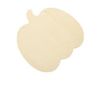 Totority 10 Piezas Calabazas Decorativas de Madera para Halloween, Adornos Colgantes Beige en Forma de Calabaza, Pequeñas y Delicadas para Decoración y Manualidades DIY