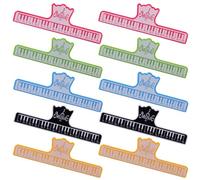 Totority 10 Unidades Soporte para Partituras de Piano Material Abs Antideslizante Base Giratoria 360 Grados Muelles Metálicos Elásticos y Diseño Portátil para Práctica y Audiciones