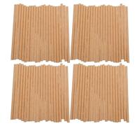 Totority 100 Unidades Tubo de Papel Hexagonal Forma Redonda para Colmenas de Abejas Tamaño 14.6x0.6x0.5cm para Proyectos DIY y Lecciones en Grupo
