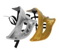 Totority 2 Piezas Máscara de Plástico Ligera y Cómoda para Halloween y Fiestas, Diseño Único para Hombres y Mujeres que Buscan Destacar Estilo y Encanto