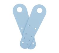 Totority 2 Piezas Protector para Punta de Patines de Cuero PU Azul Cierre Elástico Seguro y Forma Precisa para Jóvenes Patinadores