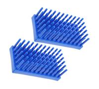 Totority 2 Piezas Soporte Base Elevada para Doble Capa de Plástico Azul con Capacidad Grande Tubos de Ensayo para Laboratorio de Biología E Investigación