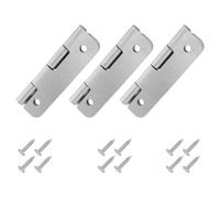 Totority 3 Piezas Bisagra Metálica para Neveras Portátiles con Tornillos, Resistente Suave en Bajas Temperaturas, Adecuado para Camping al Aire Libre