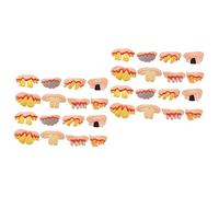 Totority 40 Uds Dentadura Postiza Disfraz A Granel Dientes De Vampiro Plástico Problemas Dientes Disfraz De Halloween Dentaduras Dientes De Miedo Para Halloween Falsas Dentaduras Postizas