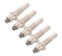 Totority 5 Piezas Punta para Bastón de Trekking de Acero Tungsteno Hexagonal Rosca, Resistente al Desgaste y Compatible Bastones de Senderismo para Uso en Exteriores