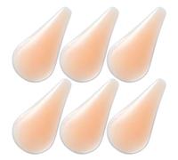 Totority 6 Piezas Protector Íntimo de Silicona Beige en Forma de Escudo, Ligero Costuras, para Braguitas y Bikini, Mantiene la Zona Seca y Discreta