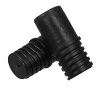 Totority Adaptador para Mango de Escoba Punta Roscada para Cepillo de Barrer Industrial, 2 Piezas de Plástico Negro para Tareas de Limpieza Hogar Instalación Fácil y Uso Flexible