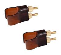Totority Ajustador de Cuerdas Fácil Instalación de Alta Precisión para Erhu Color Aleatorio Diseño Creativo, Material de Latón H62 y Abs Paquete de 2 Piezas para Instrumentos Huqin