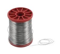 Totority Alambre de Acero Inoxidable para Marcos de Colmena 0,375 Mm 1 Rollo 500 G Alambre de Cimentación de Colmena Herramienta para Ensamblar