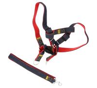 Totority Arnés de Chaleco para Perro 2 Piezas Rojo, Correa Ajustable 2.5 Cm X 120 Cm, Cuerda de Tracción para Mascotas, Chaleco Anti Escape para Perros Pequeños y Gatos