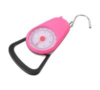 Totority Báscula de Pesca Portátil con Gancho, Balanza Mecánica de Resorte de 35 Kg, Escala Colgante Roja, para Pesar Pescado, Equipaje y Alimentos en Cocina y Viajes