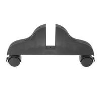Totority Base Divisoria de PVC Negro Pies de Pantalla Engrosados, Soporte Fácil de Fijar para Divisores en Salas de Computadoras y Bibliotecas