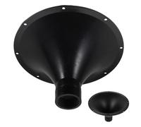 Totority Bocina de Altavoz de Escenario de Plástico Negro de 8 Pulgadas Adaptador de Rosca Interna para Sonido Claro y Cobertura Amplia en Interiores y Grandes Recintos