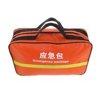 Totority Bolsa de Emergencia Fácil de Transportar con Tiras Reflectantes Naranja y Múltiples Compartimentos para Respuesta al Aire Libre y Situaciones de Fuego