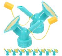 Totority Boquillas de Riego para Botellas de Plástico 10 Unidades Azul, Cabezales Rociadores para Plantas, Caños Vertedores para Jardín Doméstico y Macetas