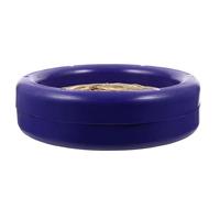 Totority Cama para Pájaros Tejida a Mano Almohadilla para Nido de Paloma de Plástico y Hierba Aceitosa, Decoración Fina para Jardín y Porche Color Aleatorio