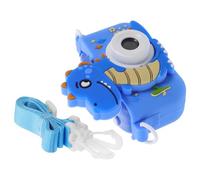 Totority Cámara de Vídeo para Pequeños con Doble Lente HD Cámara de Fotos Dinosaurio Azul Pequeña Creativa para Interior y Exterior para Exploración Infantil