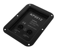 Totority Conector de Altavoz Profesional de Hierro Negro Placa Cuadrada para Caja de Altavoz, Diseño Fácil de Instalar Adecuado para Equipos de Escenario y Diversas Ocasiones