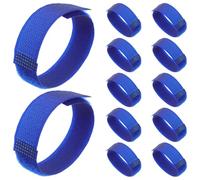 Totority Correas Ajustables para Botas de Perro 20 Piezas Azul Oscuro, Sujetadores Antideslizantes para Zapatos de Mascotas, Banda Elástica para Protección de Patas en Exteriores