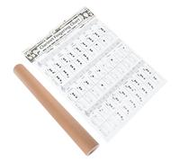 Totority Diagrama de Clarinete Grande para Iniciación, Póster de Tabla de Acordes Musicales Resistente y Duradero, Referencia Útil para Aprendizaje y Práctica de Clarinete en Aula y