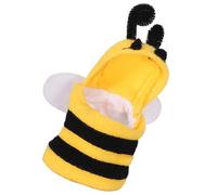 Totority Disfraz para Pájaros Talla M, Ropa Cálida para Loros de Tela Suave, Disfraz Creativo de Abeja para Mascotas en Otoño E Invierno, Decoración para Fiestas y Halloween