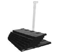 Totority Filtro de Plástico Negro para Acuario Filtración y Oxigenación Mejorada, Adecuado para Animales Acuáticos y Sistemas de Filtración de Acuarios
