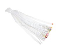 Totority Hebilla Ajustable para Pañales de Ñiño 40 Piezas Tejido Blanco, Cómoda y Difícil de Caer, Adecuado para Recién Nacidos y Uso Diario Varios estilos