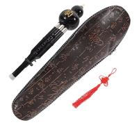 Totority Hulusi de Calabaza C Clave para Principiantes Instrumento Musical Étnico Elegante para Adultos con Estuche Flauta de Seis Pulida y Duradera Color Aleatorio