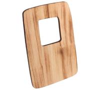 Totority Jarrón de Madera Rectangular Soporte Estable y Diseño Artesanal para Flores Secas y Brotes Adecuado para Decoración de Mesa y Dormitorio Moderno