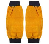 Totority Manguitos Mangas de Trabajo Prácticas y Duraderas de Cuero Soldador Resistentes al Calor para Protección de Brazos en Soldadura para Uso Industrial