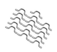 Totority Manijas de Acero Inoxidable para Puerta Náutica y Cornamusas en Forma, Paquete de 16 Piezas Diseño de Camello para Amarre Seguro en Actividades Marinas