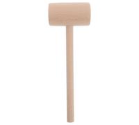 Totority Martillo de Madera de Haya para Trabajar Cuero Diseño Versátil y Agarre Cómodo, Adecuado para Proyectos DIY y Manualidades en Casa