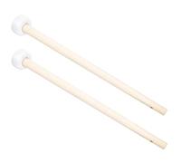 Totority Martillos de Madera para Gong Chino 2 Piezas Mango Cómodo Diseño Práctico para Uso en Actuaciones de Percusión