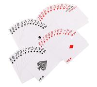 Totority Naipes de Papel sin Estampar para Sublimación, Cartas de Póker de Transferencia de Calor, Pack de 2 Juegos para DIY, Tarjetas Lisas Tamaño Estándar, Ideales para Manualidades