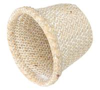 Totority Papelera Tejida 24x20 Cm Cesto De Mimbre Compacto Para Hogar y Oficina Cesta De Almacenamiento y Desecho Multifuncional y Ligera