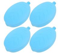 Totority Paquetes de Hielo Reutilizables 4 Piezas para Climatizador Aire Acondicionado Portátil, Bloques Medianos para Enfriar, Compatibles Ventilador, Bolsas para Nevera y