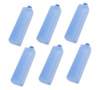 Totority Paquetes de Hielo Reutilizables 6 Piezas para Aire Acondicionado Portátil, Bloques de Congelación Pequeños Llenado de Agua, Contenedor Portátil para Camping, Picnic y
