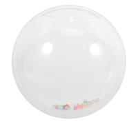 Totority Pecera Colgante de Pared Acrílica Transparente Diámetro 23 Cm, Tanque de Acuario Redondo para Decoración de Acuario, Suministro para Peces, Ahorro de Espacio y Fácil Instalación