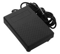 Totority Pedal de Sustain para Teclado Eléctrico con Cable Midi y Conmutador de Polaridad, Compatible con Instrumentos Musicales, Material Plástico Negro y Efecto de Sustain Mejorado