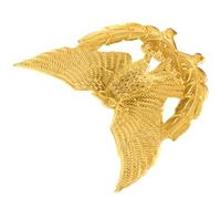 Totority Pin de Águila de Aleación de Zinc para Uniforme de Seguridad, Alfiler de Metal Decorativo para Sombrero, Insignia Grande para Accesorios de Disfraces y Ropa, Broche Resistente