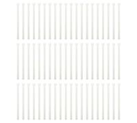 Totority Placas de Conexión 100 Piezas Accesorios de Plástico Blanco Fácil Instalación sin Herramientas para Persianas Verticales Repuestos para Cortinas Hogar