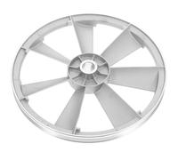 Totority Polea de Correa para Compresor de Aire Ranura Única, Metal Plata, Transmisión Estable y Salida de Presión Constante para Mecanismo de Correa