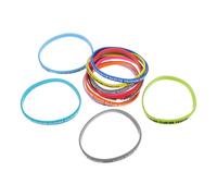 Totority Pulseras de Silicona Elásticas Tablas de Multiplicar, Set de 12 Unidades Decorativas para Estudiantes, Pulseras Prácticas y Educativas para Jóvenes, Accesorio Cómodo y Colorido