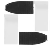 Totority Puntas para Bastón de Violín 4 Piezas Plástico Resistente Kit de Reparación Accesorios para Violín y Viola Piezas de Repuesto para Instrumentos de Cuerda