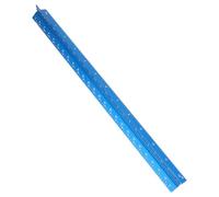 Totority Regla Triangular de Metal Ligero, Regla de Dibujo Triangular, 3 Caras, Azul, Medición Precisa, Números Claros, para Ilustración Técnica y Arquitectura