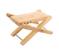 Totority Reposapiés de Guitarra Clásica de Madera Maciza Regulable 4 Alturas, Pedal Ergonómico para Adultos, Accesorio de Bambú Natural para Comodidad en Interpretación Musical