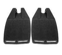 Totority Reposapiés Elevable para Silla de Ruedas en Plástico Negro, Diseño Práctico que Asegura Seguridad, Repuesto para Personas Edades